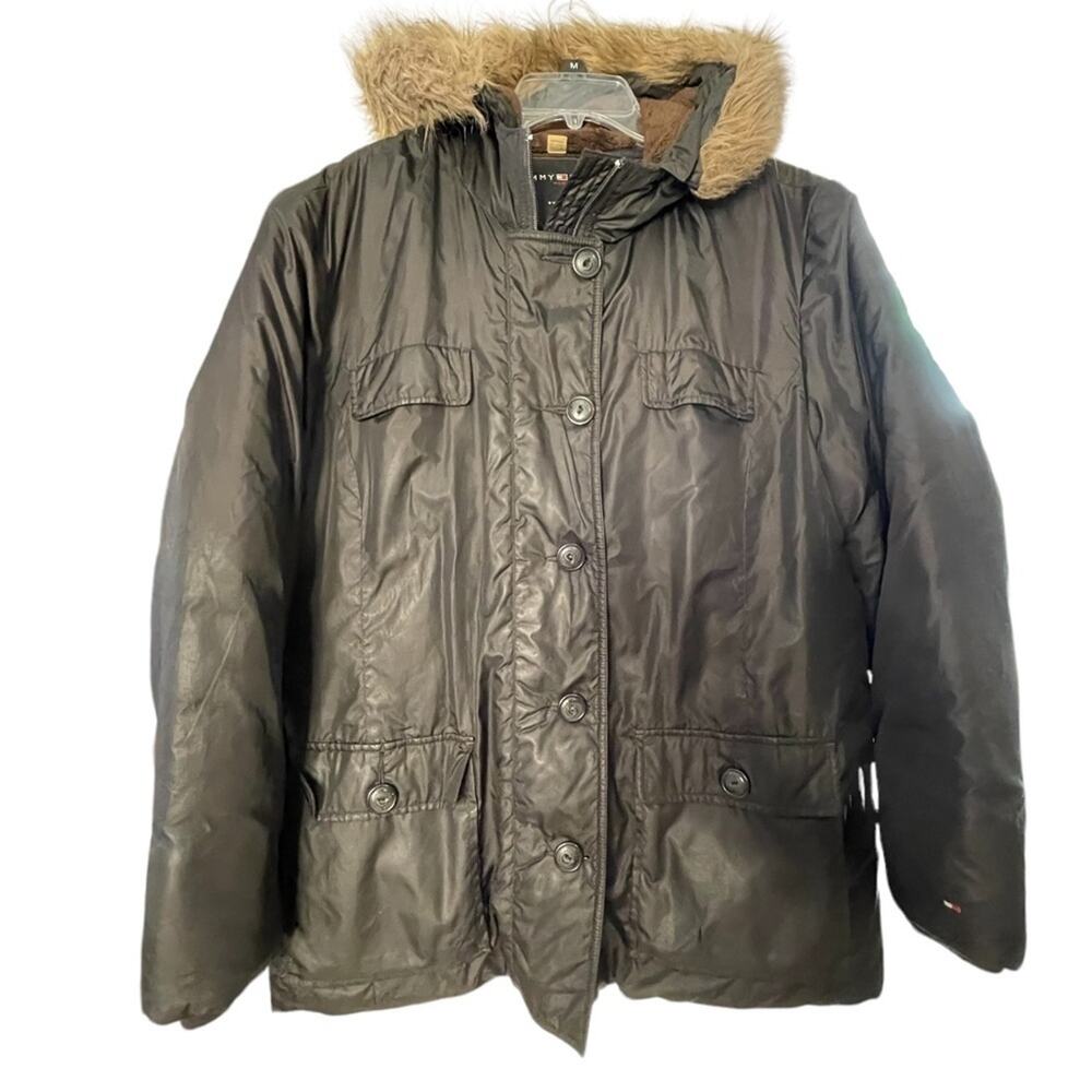 Tommy Hilfiger black ski snow winter parka size 1X